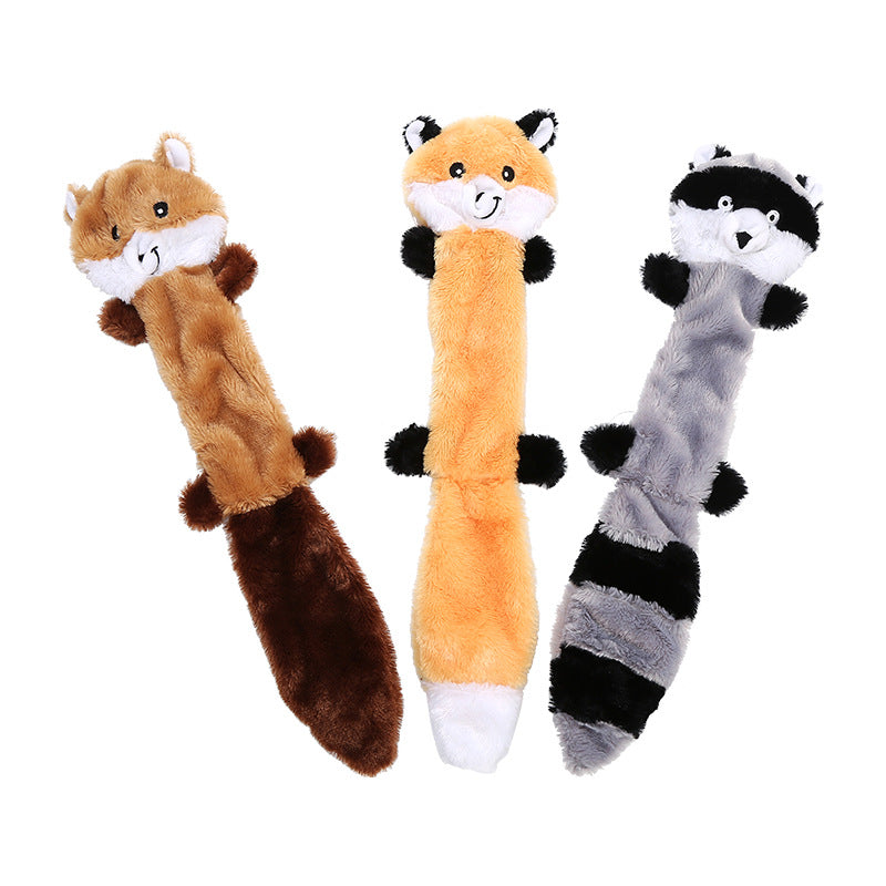 Mikey's Long Plush Squeaky Dog Toy