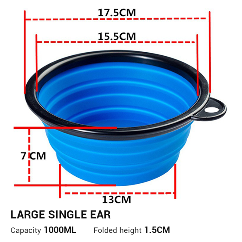 Mikey's Portable Silicone Dog Bowl