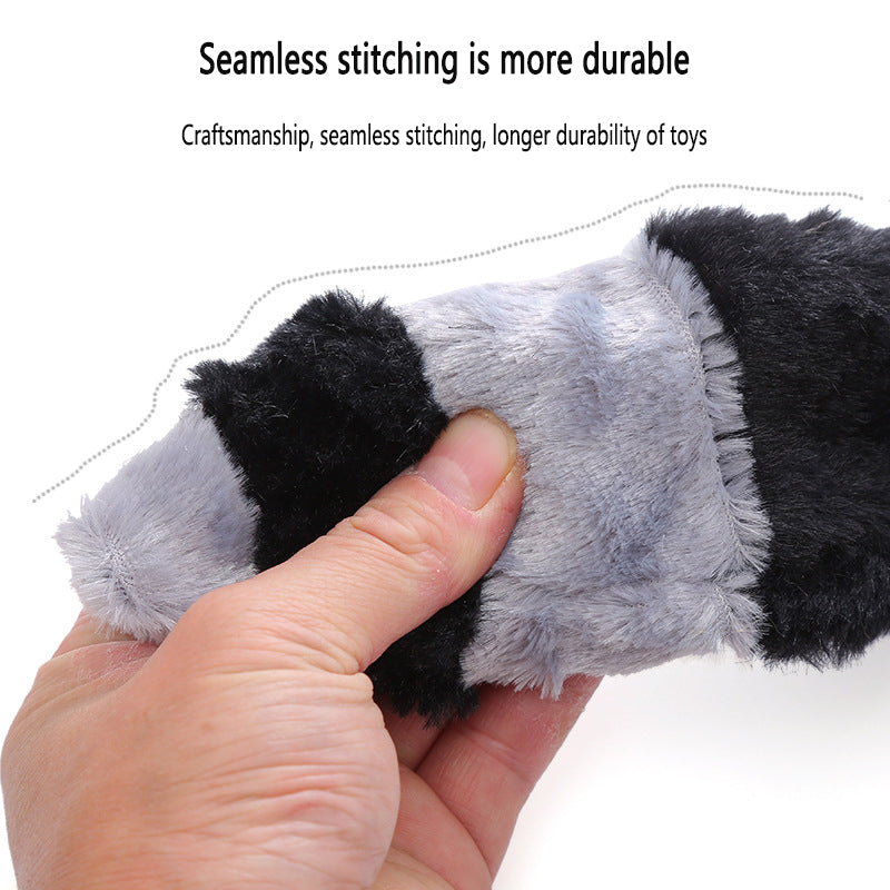 Mikey's Long Plush Squeaky Dog Toy