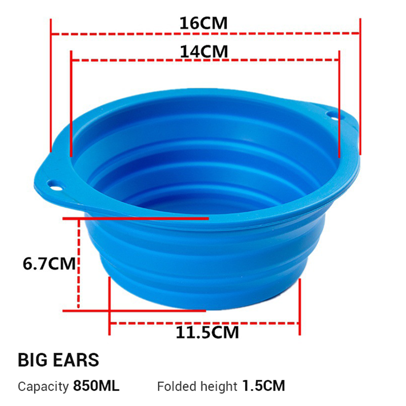 Mikey's Portable Silicone Dog Bowl